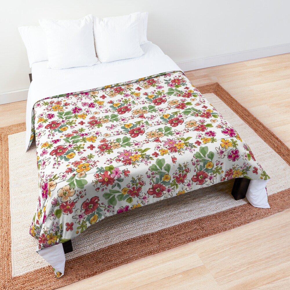 Disover Classic Endless Flower Pattern Quilt