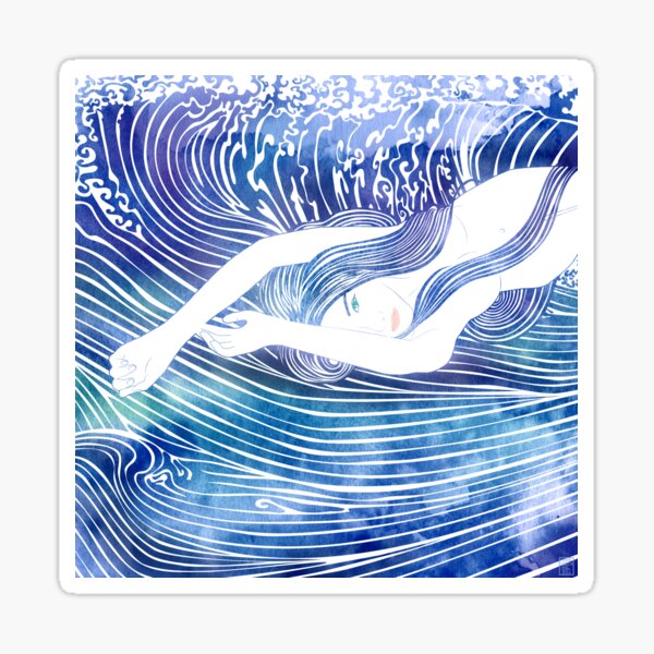 WATER NYMPH LVIII Sticker