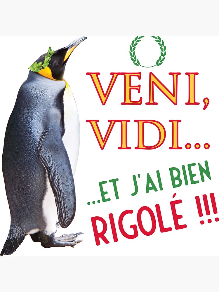 « Veni, vidi... Et j'ai bien rigolé ! » par Frangotier