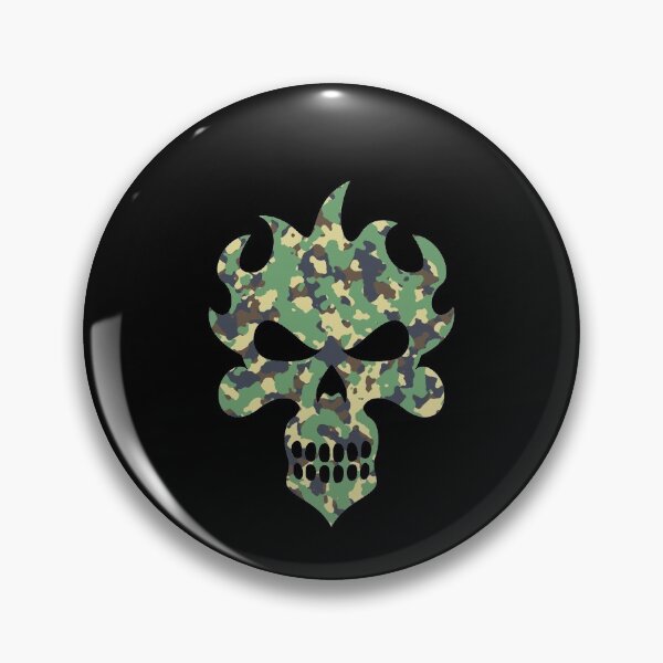 Item preview, Vintage Hunting Skull Camouflage - Classic Green Black Camo Design designed and sold by NECHSTORE.
