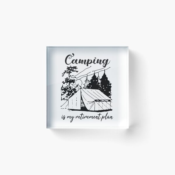 Item preview, Camping is my retirement plan | Camping camper |  Love camping designed and sold by Violet Treasures.