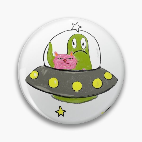 Item preview, Cat and Alien designed and sold by SelinaScerri.