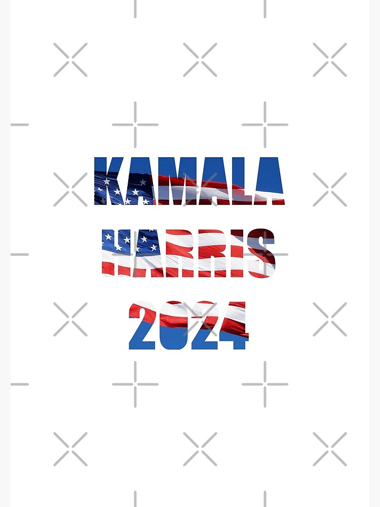 Kamala Harris 2024 Poster For Sale By Ryden Family Redbubble   Flat,750x,075,f Pad,750x1000,f8f8f8 