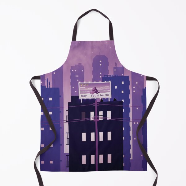 Item preview, Neon Aesthetic Japan Urban Landscape Night designed and sold by bittergodart.