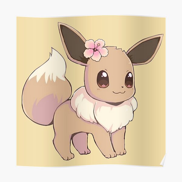 Poster Eevee Redbubble