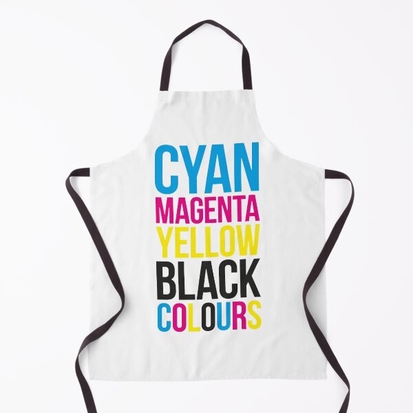 Item preview, Cyan Magenta Yellow Black (Colours) Typography Stack designed and sold by John Uttley.