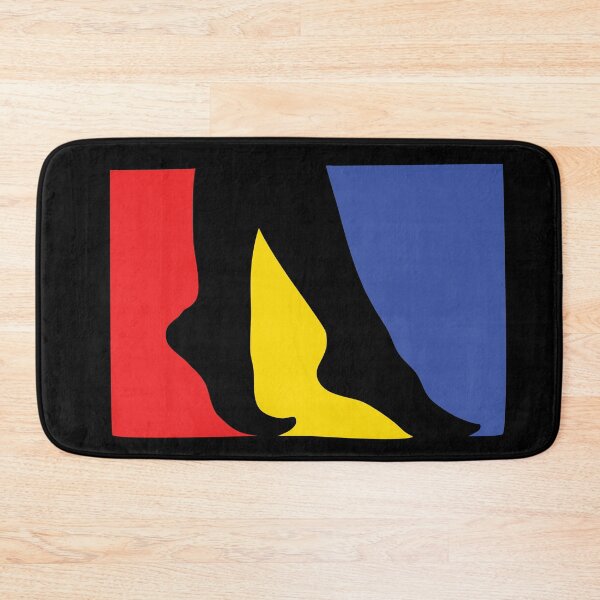 Item preview, Abstract silhouette, negative space, primary colors #1 designed and sold by Ricogfx.