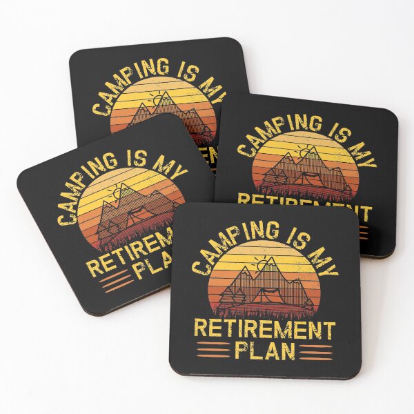Item preview, Camping is my retirement plan retro | Camping camper |  Love camping designed and sold by Violet Treasures.