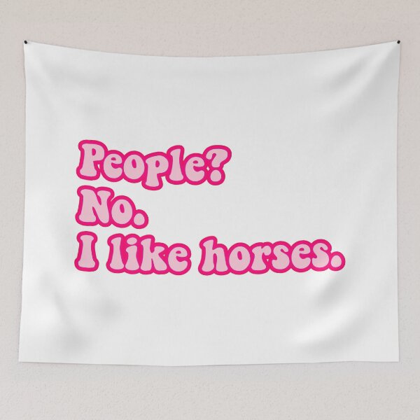 Item preview, People? No. I like horses designed and sold by 23mangoes.