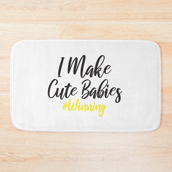 Item preview, I MAKE CUTE BABIES WINNING, Fathers Day Gift, Graphic Creative Tee, Baby Daddy designed and sold by adjamine.