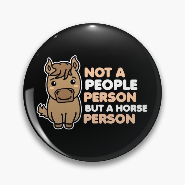 Item preview, Not a people person but a horse person designed and sold by 23mangoes.