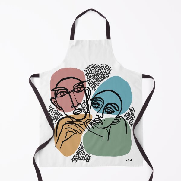 Item preview, Abstract Line Art Couple designed and sold by NikaS-art.