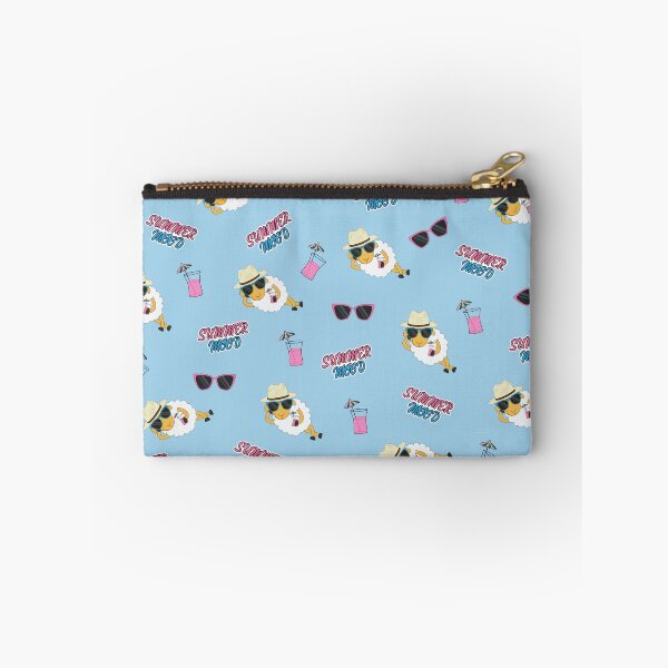 Item preview, Funny Summer Mood Sheep With Sunglasses and Cocktail ( blue) designed and sold by dass-art.