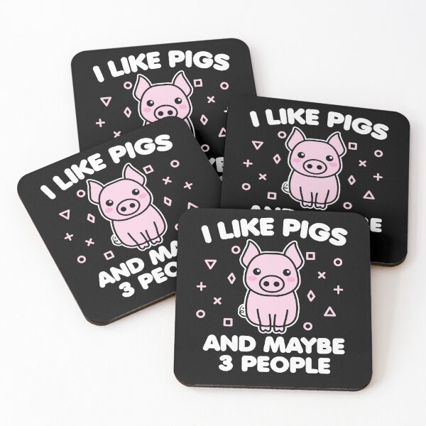 Item preview, I like pigs and maybe 3 people designed and sold by 23mangoes.