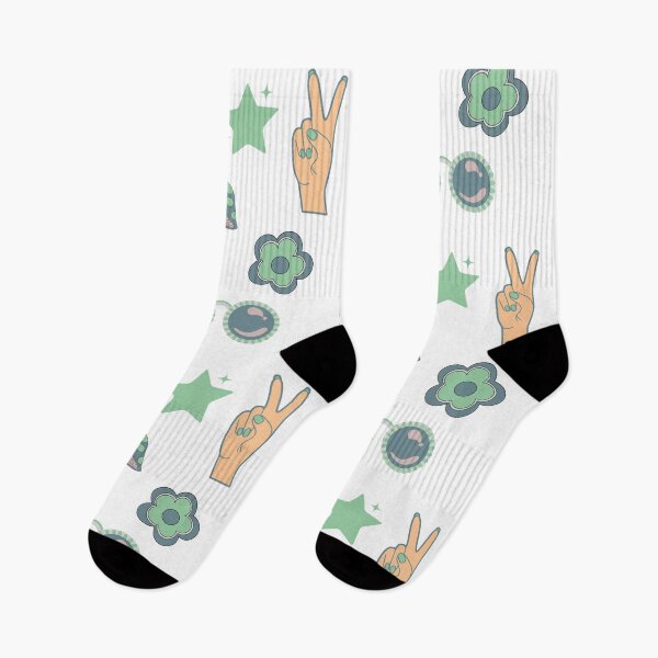 Item preview, shades of xanadu and green sticker pack  designed and sold by Clickforyous.