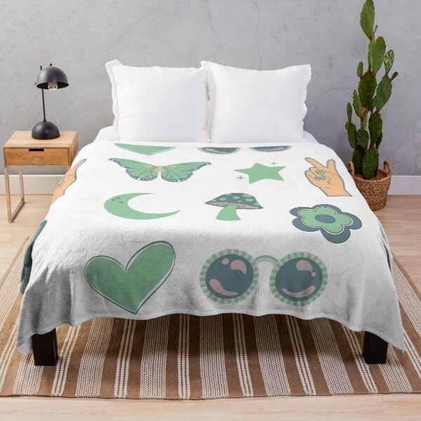 Item preview, tonos de xanadu y paquete de pegatinas verdes designed and sold by Clickforyous.