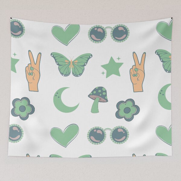 Item preview, tonos de xanadu y paquete de pegatinas verdes designed and sold by Clickforyous.