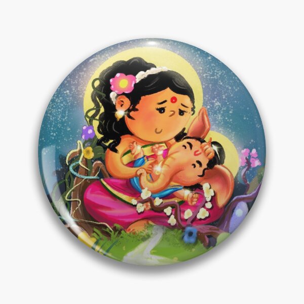 Item preview, Ganesha parvati designed and sold by Crazy Artsy.