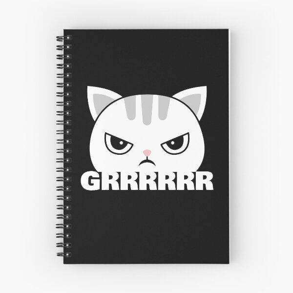 Item preview, Angry cute cat growling designed and sold by foxcart.