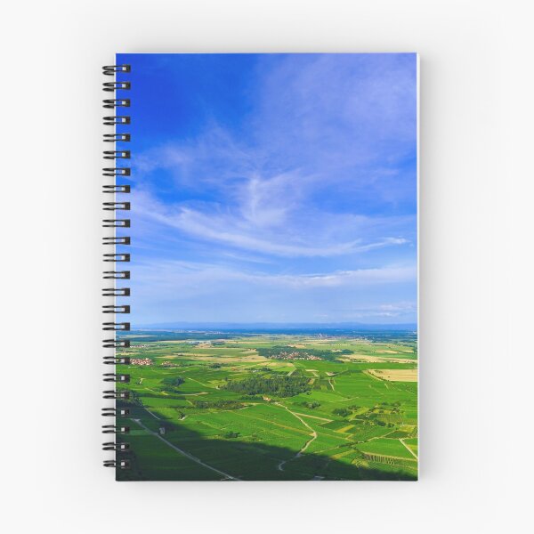 Item preview, Majestic overview to the beautiful valley from the top of the hill, Alsace, France designed and sold by Alexander Sorokopud.