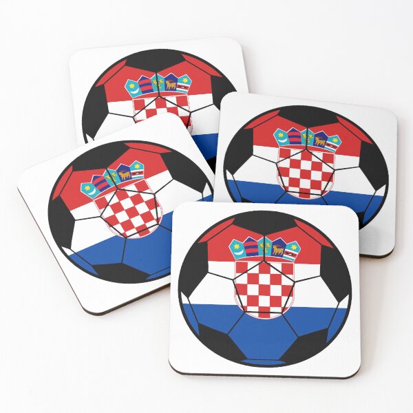 Artikelvorschau, Kroatien Fußball / Fußball Flaggengrafik entworfen und verkauft von iheartsport.