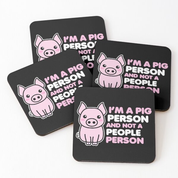 Item preview, I am a pig person and not a people person designed and sold by 23mangoes.