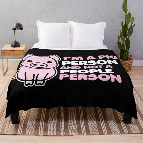 Item preview, I am a pig person and not a people person designed and sold by 23mangoes.