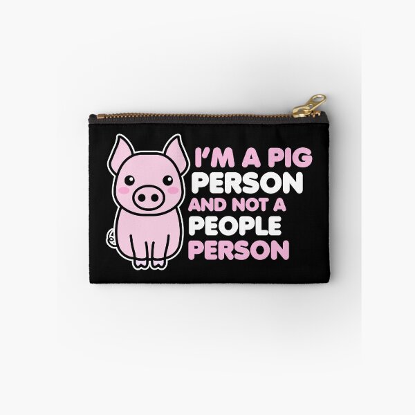 Item preview, I am a pig person and not a people person designed and sold by 23mangoes.