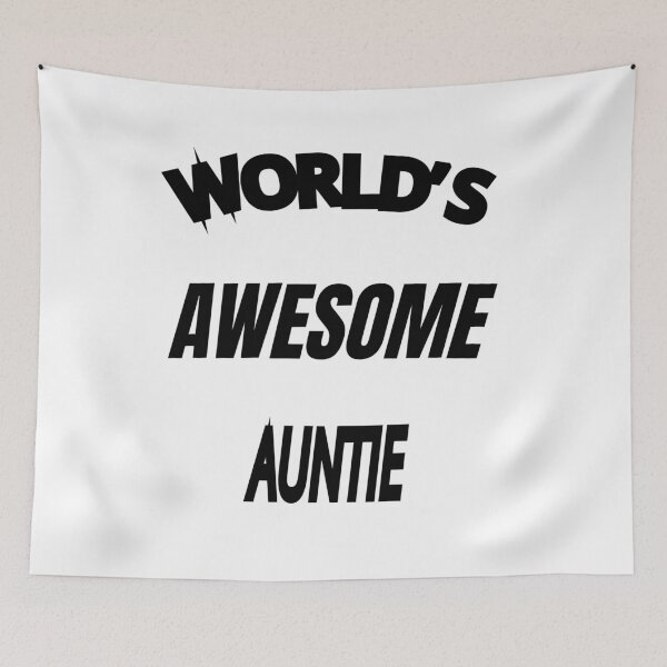 Item preview, World's Awesome Auntie designed and sold by WowAllinOne.