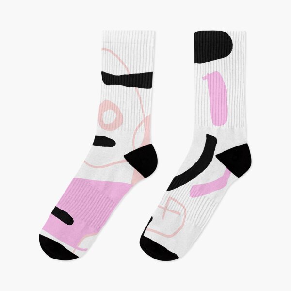 Item preview, Pink line & round abstract shapes designed and sold by KennyLucky.