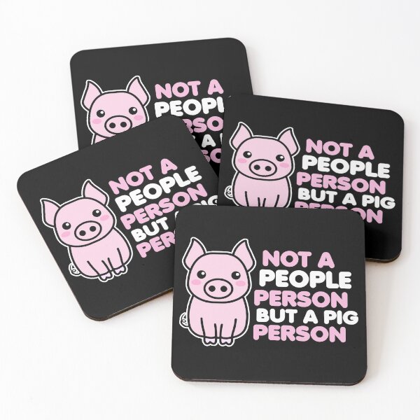 Item preview, Not a people person but a pig person designed and sold by 23mangoes.
