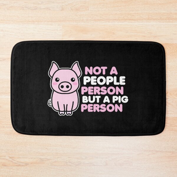 Item preview, Not a people person but a pig person designed and sold by 23mangoes.