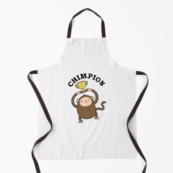 Item preview, Chimpion Champion Funny Chimpanzee Puns designed and sold by punnybone.