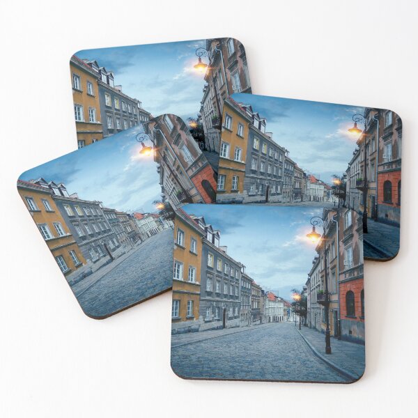 Item preview, Warsaw old town street at night, Poland designed and sold by Mikołaj Niemczewski.