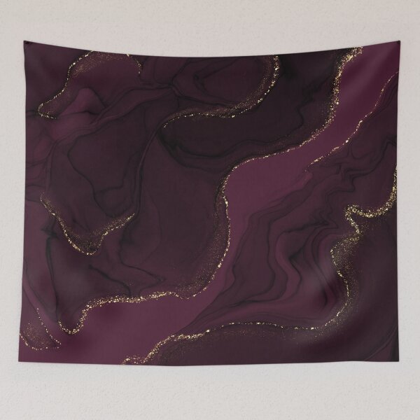 Item preview, Burgundy Color aesthetic marbling art designed and sold by Tanuja  Sharma.
