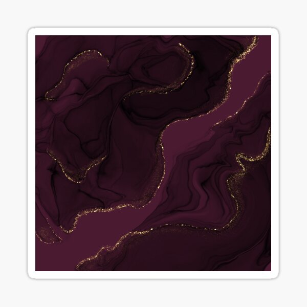 Item preview, Burgundy Color aesthetic marbling art designed and sold by Tanuja  Sharma.