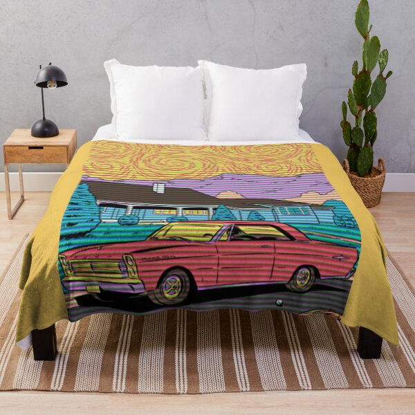 Item preview, Animated Retro Car in a neighborhood. designed and sold by Robisko Store.