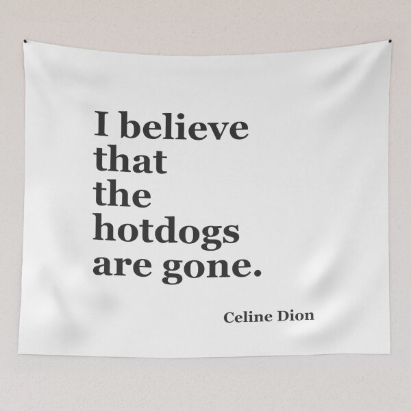 Item preview, The Hotdogs are Gone Celine 2 designed and sold by loganferret.