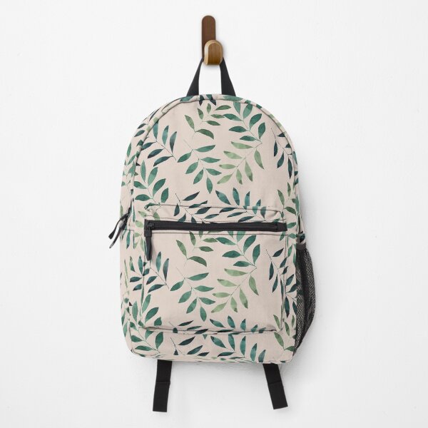 Item preview, Green leaves pattern designed and sold by JadeWuArt.