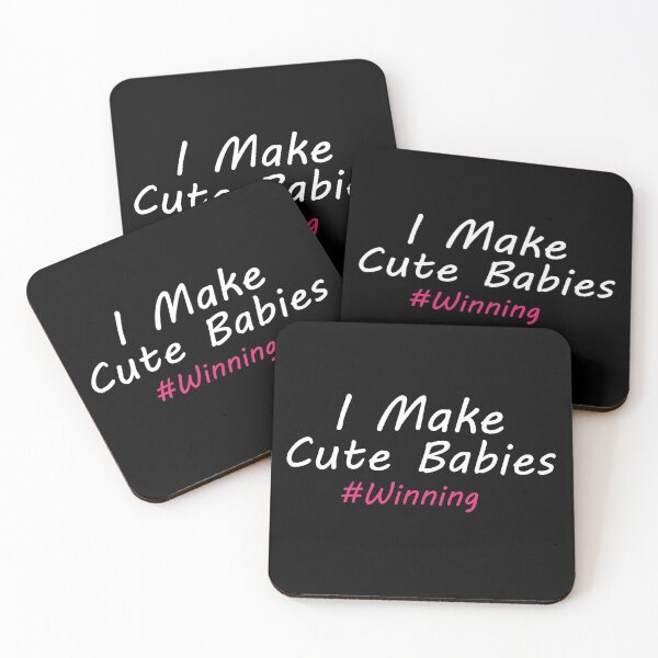 Item preview, I MAKE CUTE BABIES WINNING, Fathers Day Gift, Graphic Creative Tee, Baby Daddy designed and sold by adjamine.