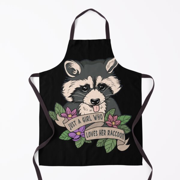 Item preview, Just a girl who loves her raccoon designed and sold by Unique-Tees.