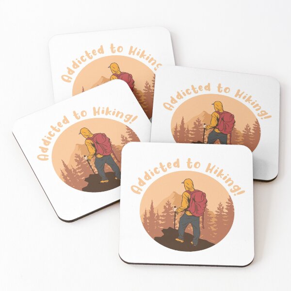 Item preview, Addicted to Hiking - The Perfect gift for Hikers designed and sold by Desandu.
