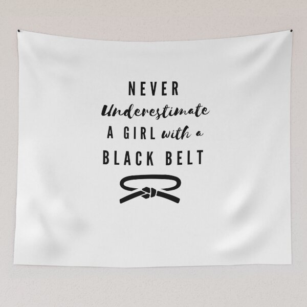 Item preview, Never Underestimate a Girl With A Black Belt / Shirt / Tank Top / Hoodie / Funny Black Belt T-Shirt / Black Belt Gift Idea / Black Belt Tee/Taekwondo Tee/Taekwondo sport designed and sold by Rita Style.