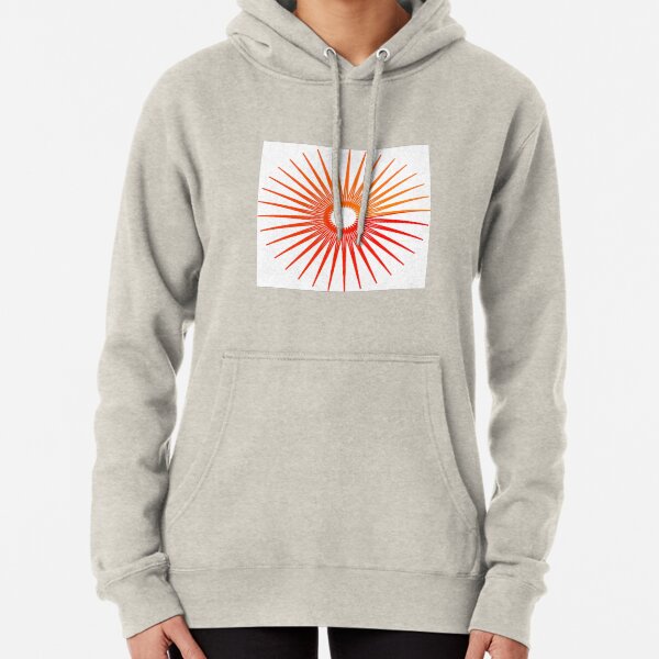 Sunburst From A Digital Star Pullover Hoodie