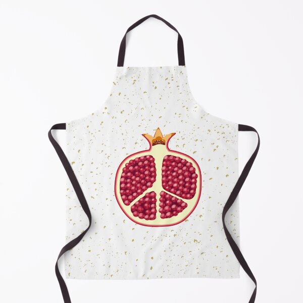 Item preview, Red pomegranate on a abstract white fond designed and sold by Mariocii.