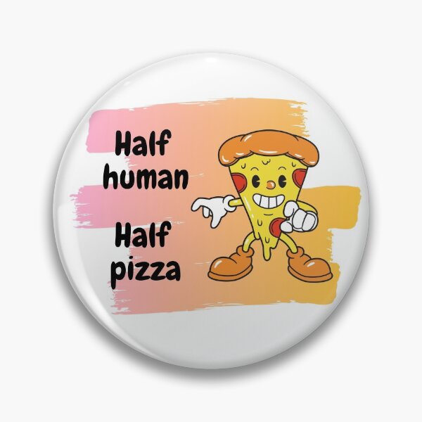 Item preview, half human half pizza designed and sold by Nizznoy.