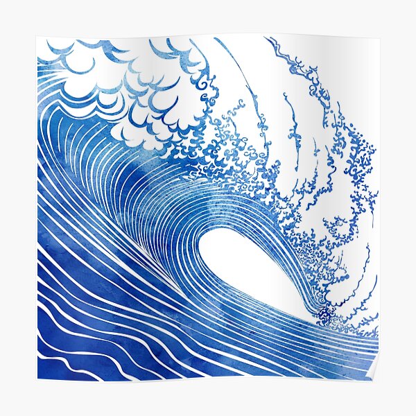 Blue Wave Poster