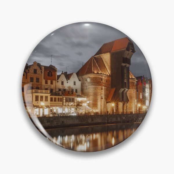 Item preview, Panorama of Gdansk city at night, Poland designed and sold by Mikołaj Niemczewski.
