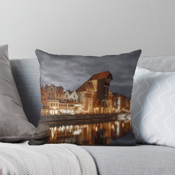 Item preview, Panorama of Gdansk city at night, Poland designed and sold by Mikołaj Niemczewski.