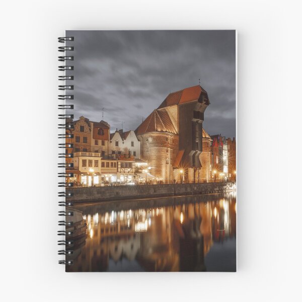 Item preview, Panorama of Gdansk city at night, Poland designed and sold by Mikołaj Niemczewski.